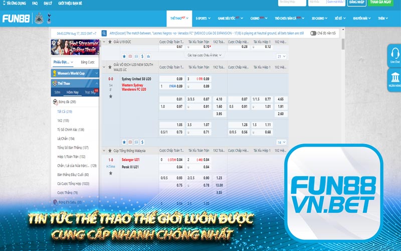Tin tức thể thao thế giới luôn được cung cấp nhanh chóng nhất: