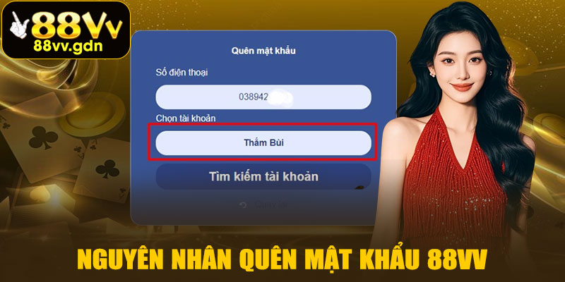 Nguyên Nhân Khiến Người Chơi Quên Mật Khẩu 88VV
